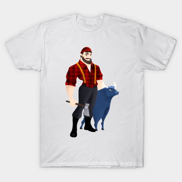 Paul Bunyan T-Shirt by BarracudApps